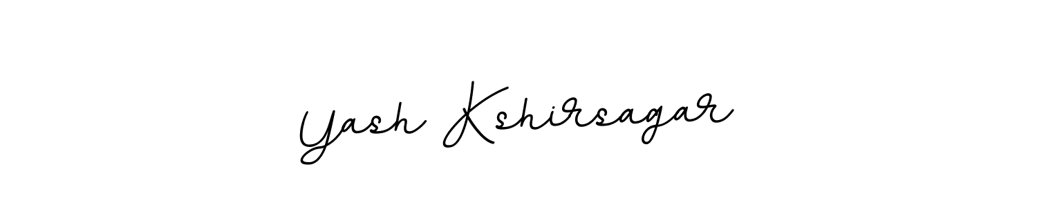 How to make Yash Kshirsagar name signature. Use BallpointsItalic-DORy9 style for creating short signs online. This is the latest handwritten sign. Yash Kshirsagar signature style 11 images and pictures png