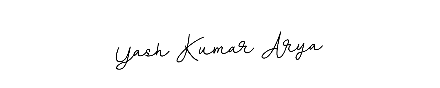 You should practise on your own different ways (BallpointsItalic-DORy9) to write your name (Yash Kumar Arya) in signature. don't let someone else do it for you. Yash Kumar Arya signature style 11 images and pictures png