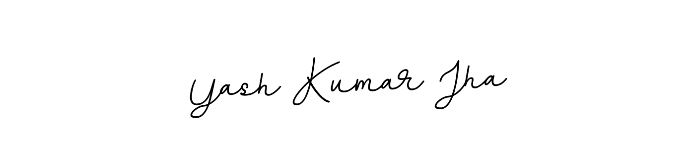 Create a beautiful signature design for name Yash Kumar Jha. With this signature (BallpointsItalic-DORy9) fonts, you can make a handwritten signature for free. Yash Kumar Jha signature style 11 images and pictures png