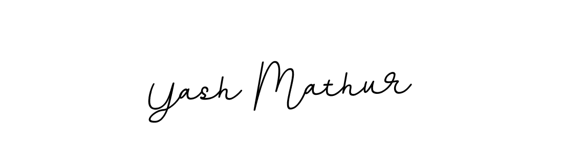 Yash Mathur stylish signature style. Best Handwritten Sign (BallpointsItalic-DORy9) for my name. Handwritten Signature Collection Ideas for my name Yash Mathur. Yash Mathur signature style 11 images and pictures png