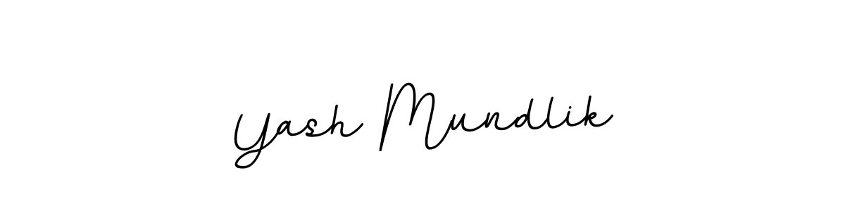 Design your own signature with our free online signature maker. With this signature software, you can create a handwritten (BallpointsItalic-DORy9) signature for name Yash Mundlik. Yash Mundlik signature style 11 images and pictures png