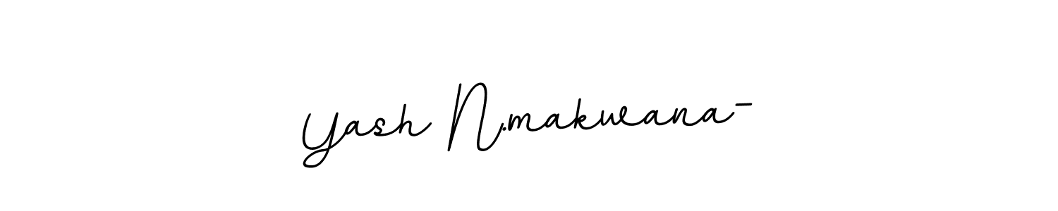 Similarly BallpointsItalic-DORy9 is the best handwritten signature design. Signature creator online .You can use it as an online autograph creator for name Yash N.makwana-. Yash N.makwana- signature style 11 images and pictures png