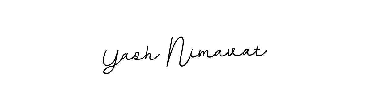 Yash Nimavat stylish signature style. Best Handwritten Sign (BallpointsItalic-DORy9) for my name. Handwritten Signature Collection Ideas for my name Yash Nimavat. Yash Nimavat signature style 11 images and pictures png