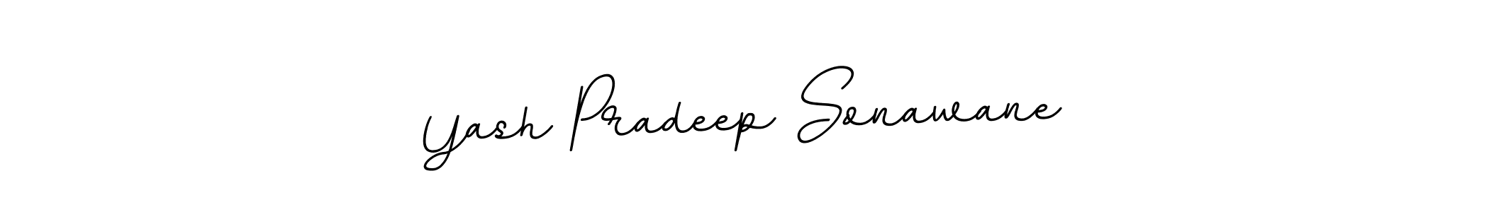 This is the best signature style for the Yash Pradeep Sonawane name. Also you like these signature font (BallpointsItalic-DORy9). Mix name signature. Yash Pradeep Sonawane signature style 11 images and pictures png