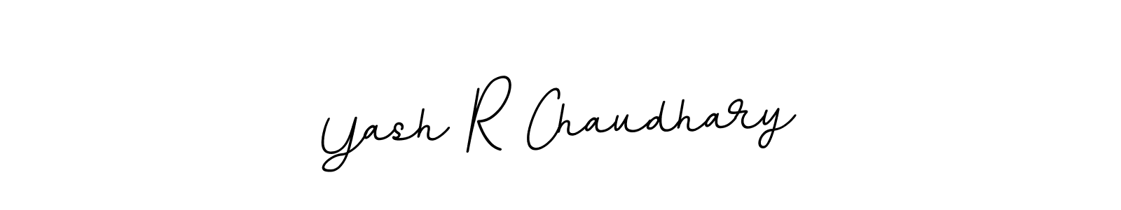 How to make Yash R Chaudhary name signature. Use BallpointsItalic-DORy9 style for creating short signs online. This is the latest handwritten sign. Yash R Chaudhary signature style 11 images and pictures png