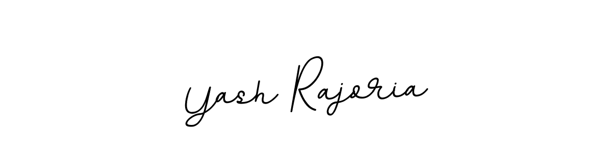 How to make Yash Rajoria name signature. Use BallpointsItalic-DORy9 style for creating short signs online. This is the latest handwritten sign. Yash Rajoria signature style 11 images and pictures png