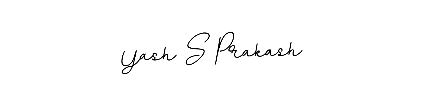Use a signature maker to create a handwritten signature online. With this signature software, you can design (BallpointsItalic-DORy9) your own signature for name Yash S Prakash. Yash S Prakash signature style 11 images and pictures png