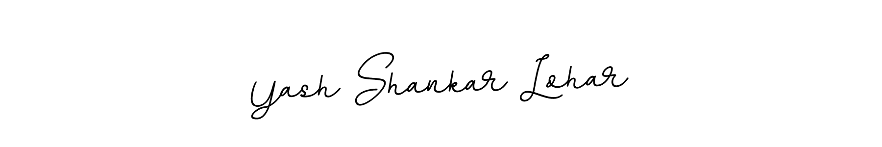 Make a beautiful signature design for name Yash Shankar Lohar. With this signature (BallpointsItalic-DORy9) style, you can create a handwritten signature for free. Yash Shankar Lohar signature style 11 images and pictures png
