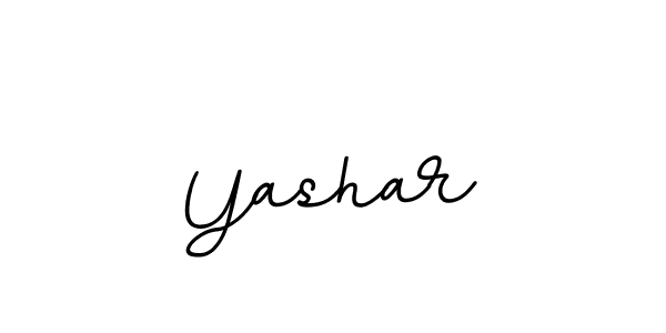 How to make Yashar name signature. Use BallpointsItalic-DORy9 style for creating short signs online. This is the latest handwritten sign. Yashar signature style 11 images and pictures png