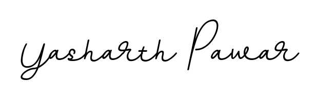 The BallpointsItalic-DORy9 font transforms the name Yasharth Pawar into an executive sign with sharp precision and distinguished character. Yasharth Pawar signature style 11 images and pictures png