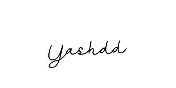 Use a signature maker to create a handwritten signature online. With this signature software, you can design (BallpointsItalic-DORy9) your own signature for name Yashdd. Yashdd signature style 11 images and pictures png