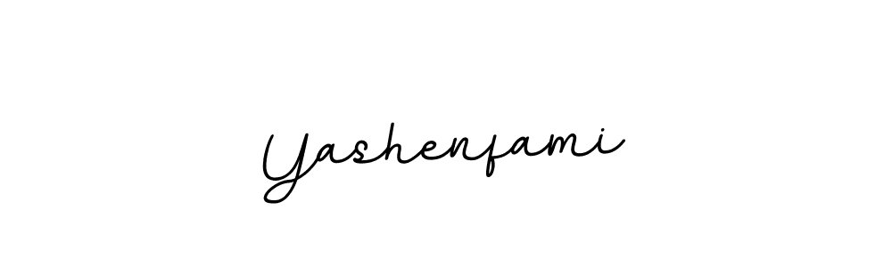It looks lik you need a new signature style for name Yashenfami. Design unique handwritten (BallpointsItalic-DORy9) signature with our free signature maker in just a few clicks. Yashenfami signature style 11 images and pictures png