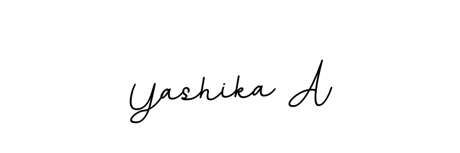 Create a beautiful signature design for name Yashika A. With this signature (BallpointsItalic-DORy9) fonts, you can make a handwritten signature for free. Yashika A signature style 11 images and pictures png