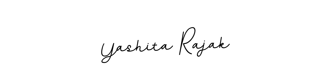 The best way (BallpointsItalic-DORy9) to make a short signature is to pick only two or three words in your name. The name Yashita Rajak include a total of six letters. For converting this name. Yashita Rajak signature style 11 images and pictures png