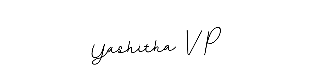 Also we have Yashitha V P name is the best signature style. Create professional handwritten signature collection using BallpointsItalic-DORy9 autograph style. Yashitha V P signature style 11 images and pictures png