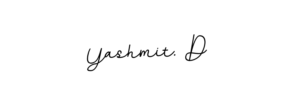 Yashmit. D stylish signature style. Best Handwritten Sign (BallpointsItalic-DORy9) for my name. Handwritten Signature Collection Ideas for my name Yashmit. D. Yashmit. D signature style 11 images and pictures png