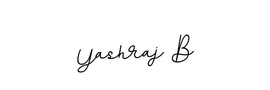 Design your own signature with our free online signature maker. With this signature software, you can create a handwritten (BallpointsItalic-DORy9) signature for name Yashraj B. Yashraj B signature style 11 images and pictures png