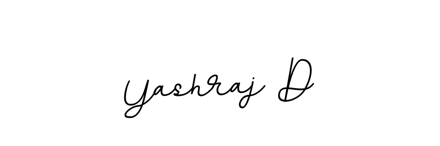 Use a signature maker to create a handwritten signature online. With this signature software, you can design (BallpointsItalic-DORy9) your own signature for name Yashraj D. Yashraj D signature style 11 images and pictures png