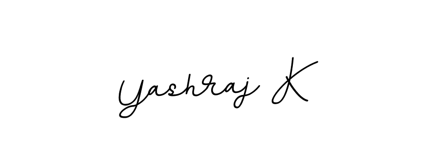 Create a beautiful signature design for name Yashraj K. With this signature (BallpointsItalic-DORy9) fonts, you can make a handwritten signature for free. Yashraj K signature style 11 images and pictures png