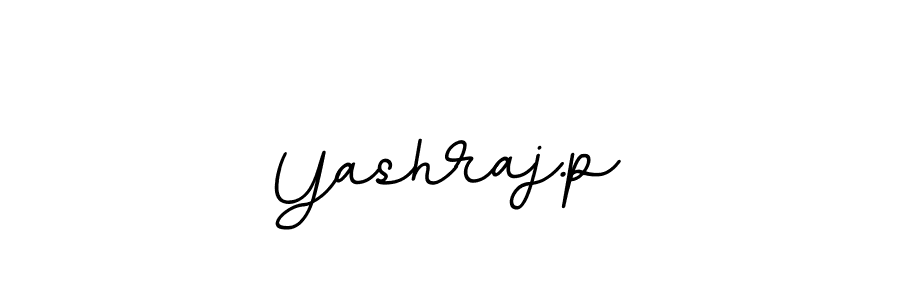 Make a beautiful signature design for name Yashraj.p. With this signature (BallpointsItalic-DORy9) style, you can create a handwritten signature for free. Yashraj.p signature style 11 images and pictures png