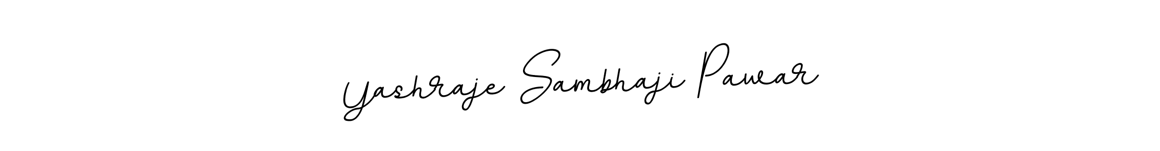The best way (BallpointsItalic-DORy9) to make a short signature is to pick only two or three words in your name. The name Yashraje Sambhaji Pawar include a total of six letters. For converting this name. Yashraje Sambhaji Pawar signature style 11 images and pictures png