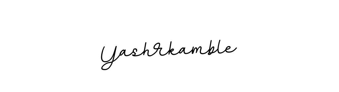 How to make Yashrkamble name signature. Use BallpointsItalic-DORy9 style for creating short signs online. This is the latest handwritten sign. Yashrkamble signature style 11 images and pictures png