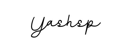 Enhance your business communications with Yashsp signature in BallpointsItalic-DORy9 lettering. Clean, modern, and universally compatible. Yashsp signature style 11 images and pictures png