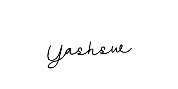 The best way (BallpointsItalic-DORy9) to make a short signature is to pick only two or three words in your name. The name Yashsw include a total of six letters. For converting this name. Yashsw signature style 11 images and pictures png