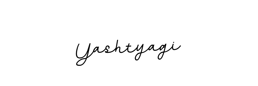 Design your own signature with our free online signature maker. With this signature software, you can create a handwritten (BallpointsItalic-DORy9) signature for name Yashtyagi. Yashtyagi signature style 11 images and pictures png