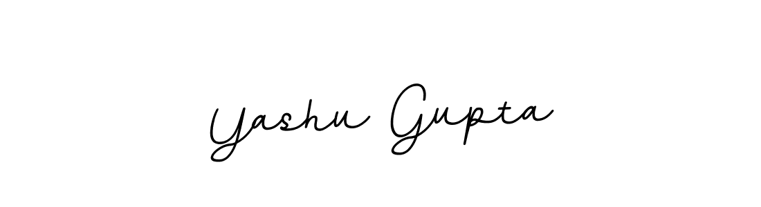 Make a beautiful signature design for name Yashu Gupta. With this signature (BallpointsItalic-DORy9) style, you can create a handwritten signature for free. Yashu Gupta signature style 11 images and pictures png
