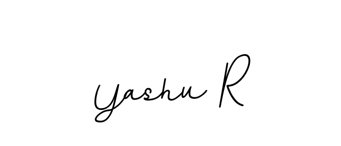 Yashu R stylish signature style. Best Handwritten Sign (BallpointsItalic-DORy9) for my name. Handwritten Signature Collection Ideas for my name Yashu R. Yashu R signature style 11 images and pictures png