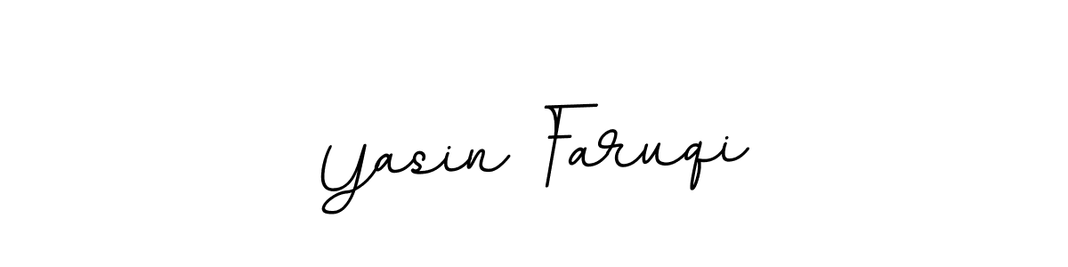 The best way (BallpointsItalic-DORy9) to make a short signature is to pick only two or three words in your name. The name Yasin Faruqi include a total of six letters. For converting this name. Yasin Faruqi signature style 11 images and pictures png