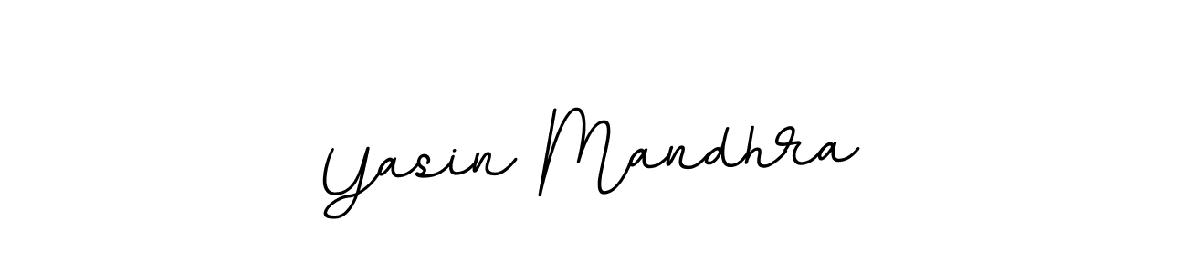 Yasin Mandhra stylish signature style. Best Handwritten Sign (BallpointsItalic-DORy9) for my name. Handwritten Signature Collection Ideas for my name Yasin Mandhra. Yasin Mandhra signature style 11 images and pictures png