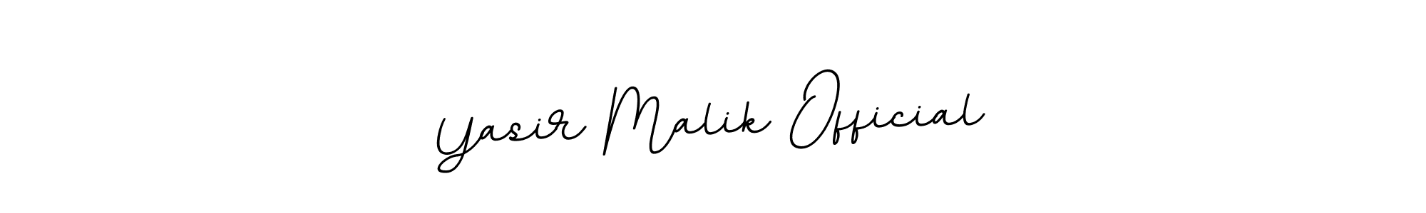 You can use this online signature creator to create a handwritten signature for the name Yasir Malik Official. This is the best online autograph maker. Yasir Malik Official signature style 11 images and pictures png