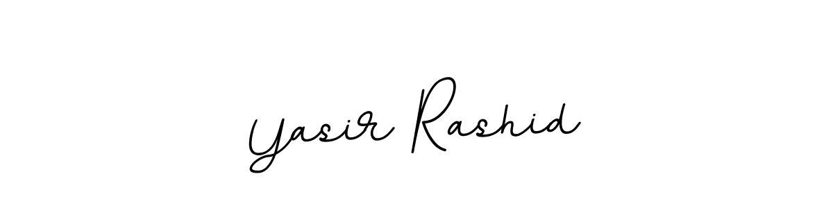Use a signature maker to create a handwritten signature online. With this signature software, you can design (BallpointsItalic-DORy9) your own signature for name Yasir Rashid. Yasir Rashid signature style 11 images and pictures png