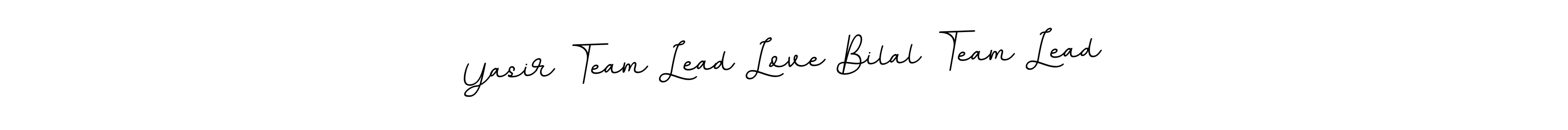 if you are searching for the best signature style for your name Yasir Team Lead Love Bilal Team Lead. so please give up your signature search. here we have designed multiple signature styles  using BallpointsItalic-DORy9. Yasir Team Lead Love Bilal Team Lead signature style 11 images and pictures png
