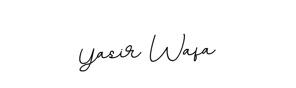 The best way (BallpointsItalic-DORy9) to make a short signature is to pick only two or three words in your name. The name Yasir Wafa include a total of six letters. For converting this name. Yasir Wafa signature style 11 images and pictures png