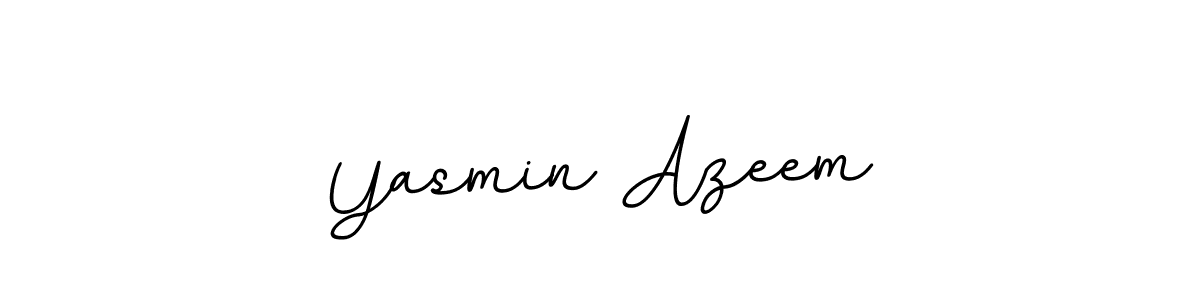 Also You can easily find your signature by using the search form. We will create Yasmin Azeem name handwritten signature images for you free of cost using BallpointsItalic-DORy9 sign style. Yasmin Azeem signature style 11 images and pictures png