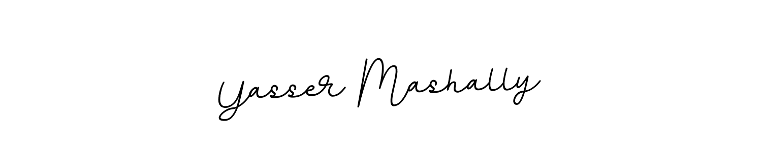 Design your own signature with our free online signature maker. With this signature software, you can create a handwritten (BallpointsItalic-DORy9) signature for name Yasser Mashally. Yasser Mashally signature style 11 images and pictures png