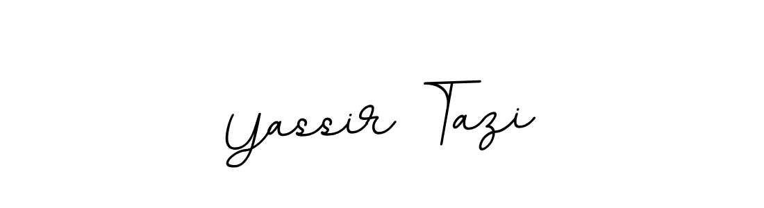 Yassir Tazi stylish signature style. Best Handwritten Sign (BallpointsItalic-DORy9) for my name. Handwritten Signature Collection Ideas for my name Yassir Tazi. Yassir Tazi signature style 11 images and pictures png