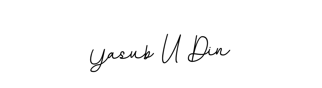 Here are the top 10 professional signature styles for the name Yasub U Din. These are the best autograph styles you can use for your name. Yasub U Din signature style 11 images and pictures png