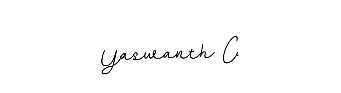 Make a beautiful signature design for name Yaswanth C.. Use this online signature maker to create a handwritten signature for free. Yaswanth C. signature style 11 images and pictures png