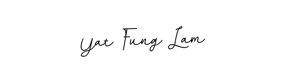 How to make Yat Fung Lam name signature. Use BallpointsItalic-DORy9 style for creating short signs online. This is the latest handwritten sign. Yat Fung Lam signature style 11 images and pictures png