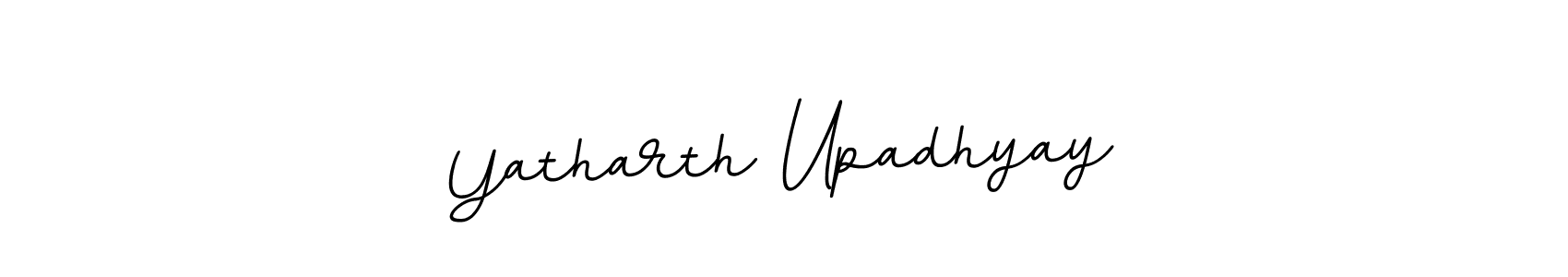 You should practise on your own different ways (BallpointsItalic-DORy9) to write your name (Yatharth Upadhyay) in signature. don't let someone else do it for you. Yatharth Upadhyay signature style 11 images and pictures png