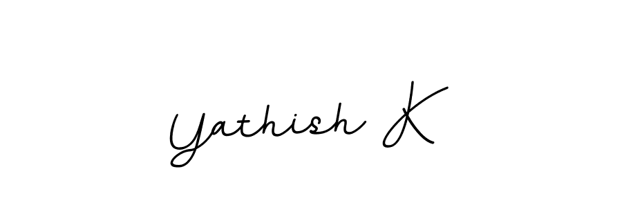 Also we have Yathish K name is the best signature style. Create professional handwritten signature collection using BallpointsItalic-DORy9 autograph style. Yathish K signature style 11 images and pictures png