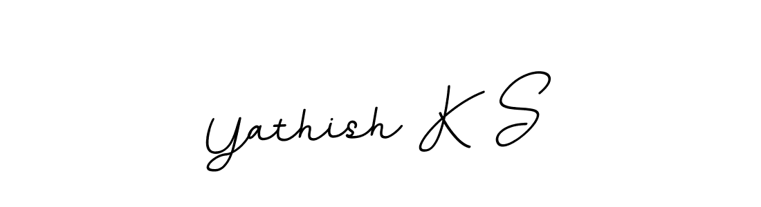 Make a beautiful signature design for name Yathish K S. Use this online signature maker to create a handwritten signature for free. Yathish K S signature style 11 images and pictures png