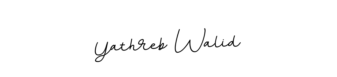 Yathreb Walid stylish signature style. Best Handwritten Sign (BallpointsItalic-DORy9) for my name. Handwritten Signature Collection Ideas for my name Yathreb Walid. Yathreb Walid signature style 11 images and pictures png