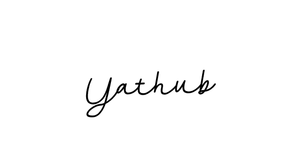 How to make Yathub signature? BallpointsItalic-DORy9 is a professional autograph style. Create handwritten signature for Yathub name. Yathub signature style 11 images and pictures png