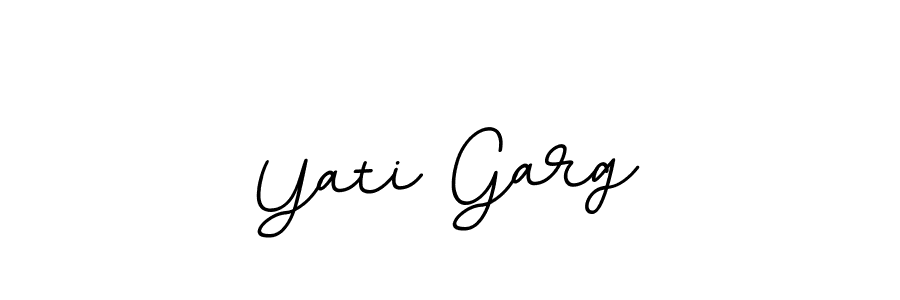 if you are searching for the best signature style for your name Yati Garg. so please give up your signature search. here we have designed multiple signature styles  using BallpointsItalic-DORy9. Yati Garg signature style 11 images and pictures png