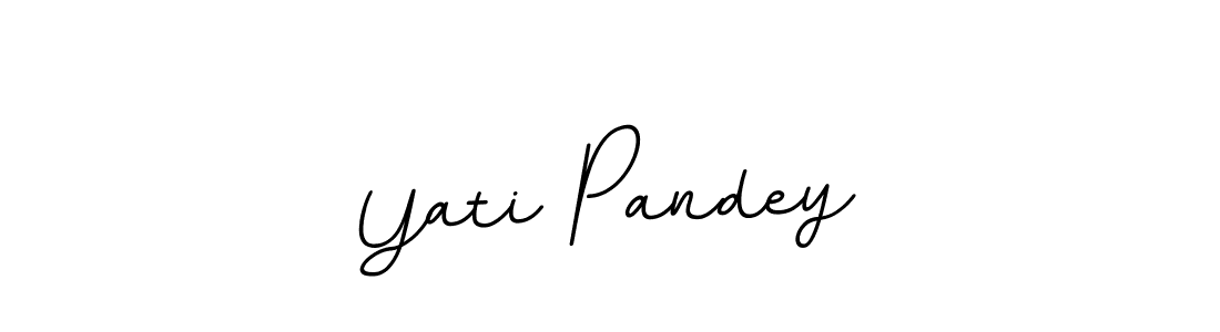 Use a signature maker to create a handwritten signature online. With this signature software, you can design (BallpointsItalic-DORy9) your own signature for name Yati Pandey. Yati Pandey signature style 11 images and pictures png